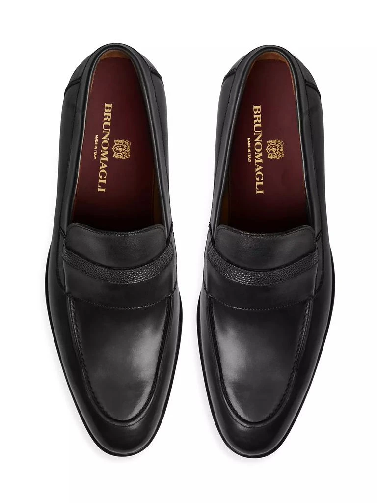 商品Bruno Magli|Silvestro Leather Loafers,价格¥2933,第4张图片详细描述