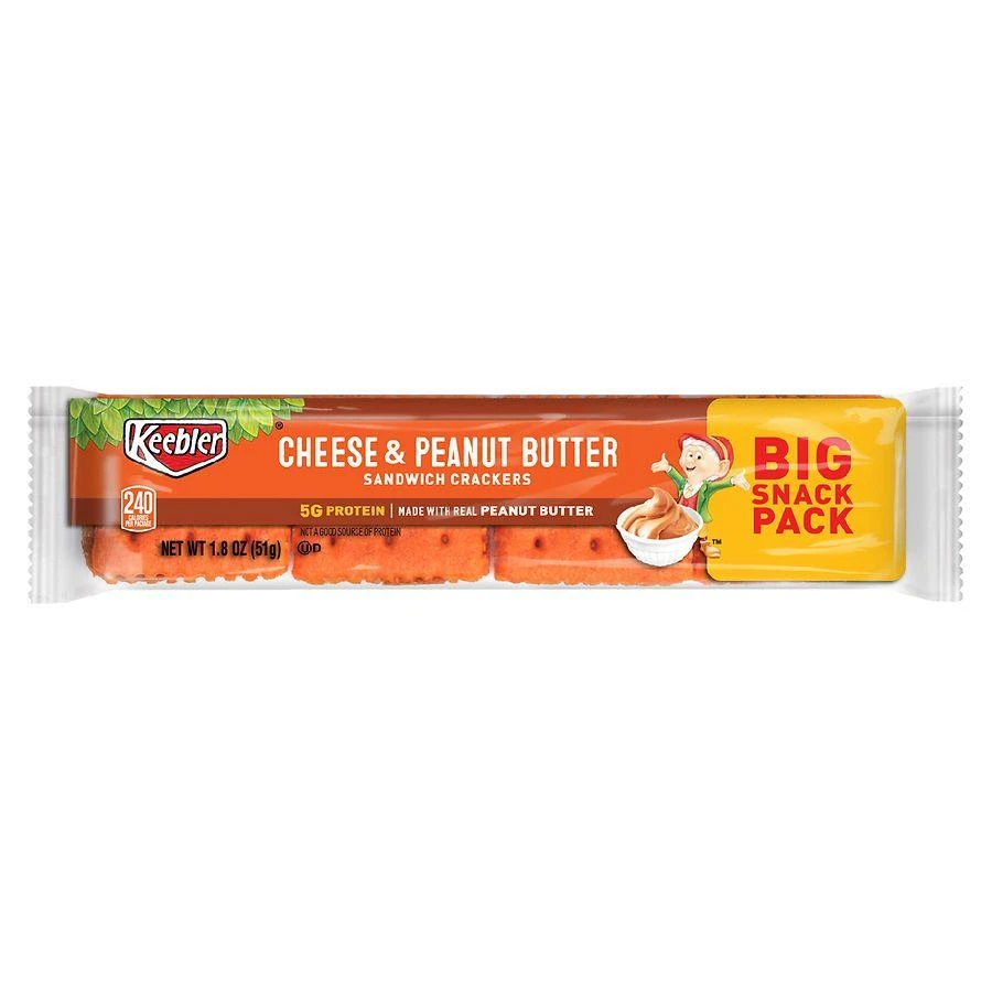 商品Keebler|Sandwich Crackers Cheese and Peanut Butter,价格¥9,第1张图片