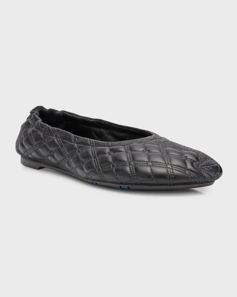 商品Burberry|Sadler Quilted Lambskin Ballerina Flats,价格¥6037,第4张图片详细描述