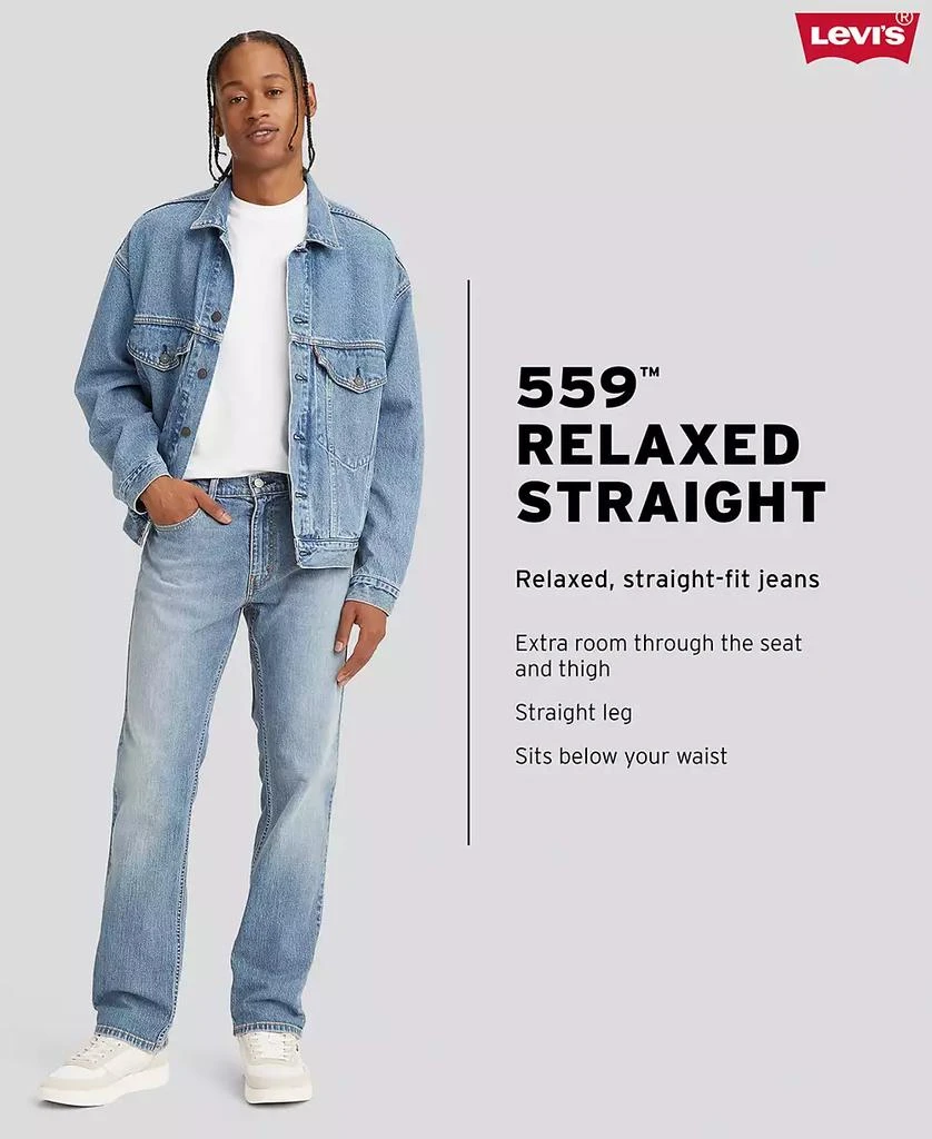 商品Levi's|Men's 559™ Relaxed Straight Fit Eco Ease Jeans,价格¥369,第4张图片详细描述