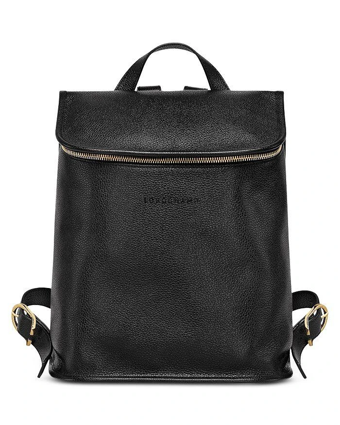 商品Longchamp|Le Foulonné Top Zip Leather Backpack,价格¥4165,第1张图片