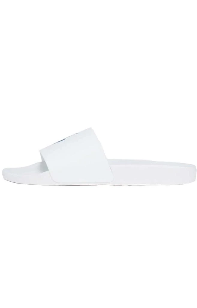 商品Ralph Lauren|(809852071001) Polo Sport Slides - White,价格¥259,第2张图片详细描述