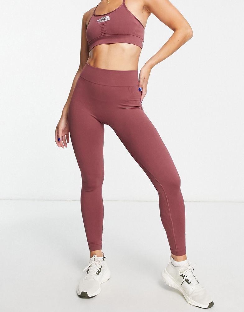 商品The North Face|The North Face Training seamless high waist leggings in pink Exclusive at ASOS,价格¥537,第5张图片详细描述