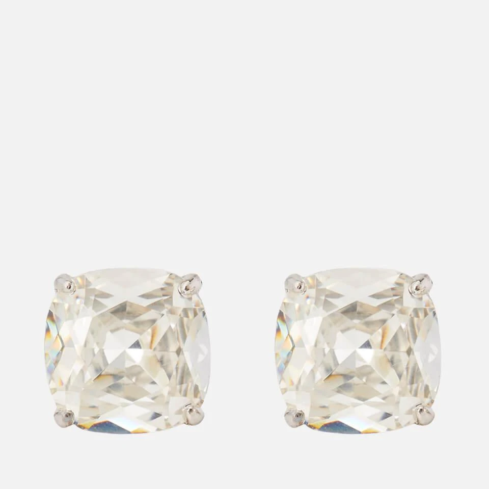 商品Kate Spade|Kate Spade New York Women's Small Square Studs - Clear,价格¥186,第1张图片