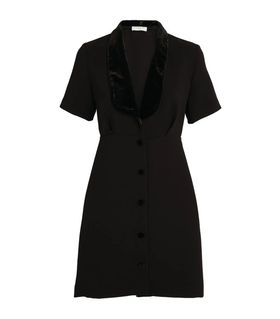 商品Sandro|Shawl Mini Dress,价格¥1717,第1张图片