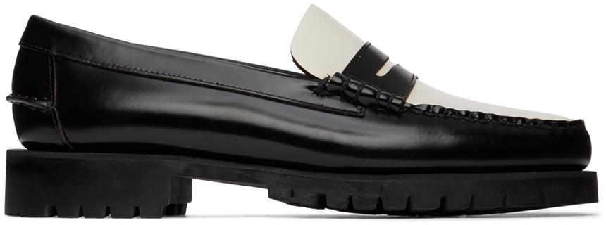 Black & White Dan Lug Loafers商品第1张图片规格展示