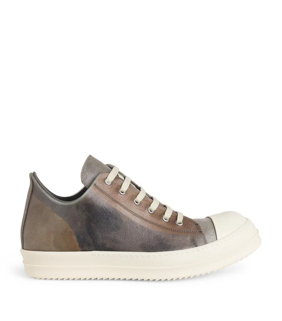 商品Rick Owens|Leather Low-Top Sneakers,价格¥6838,第1张图片