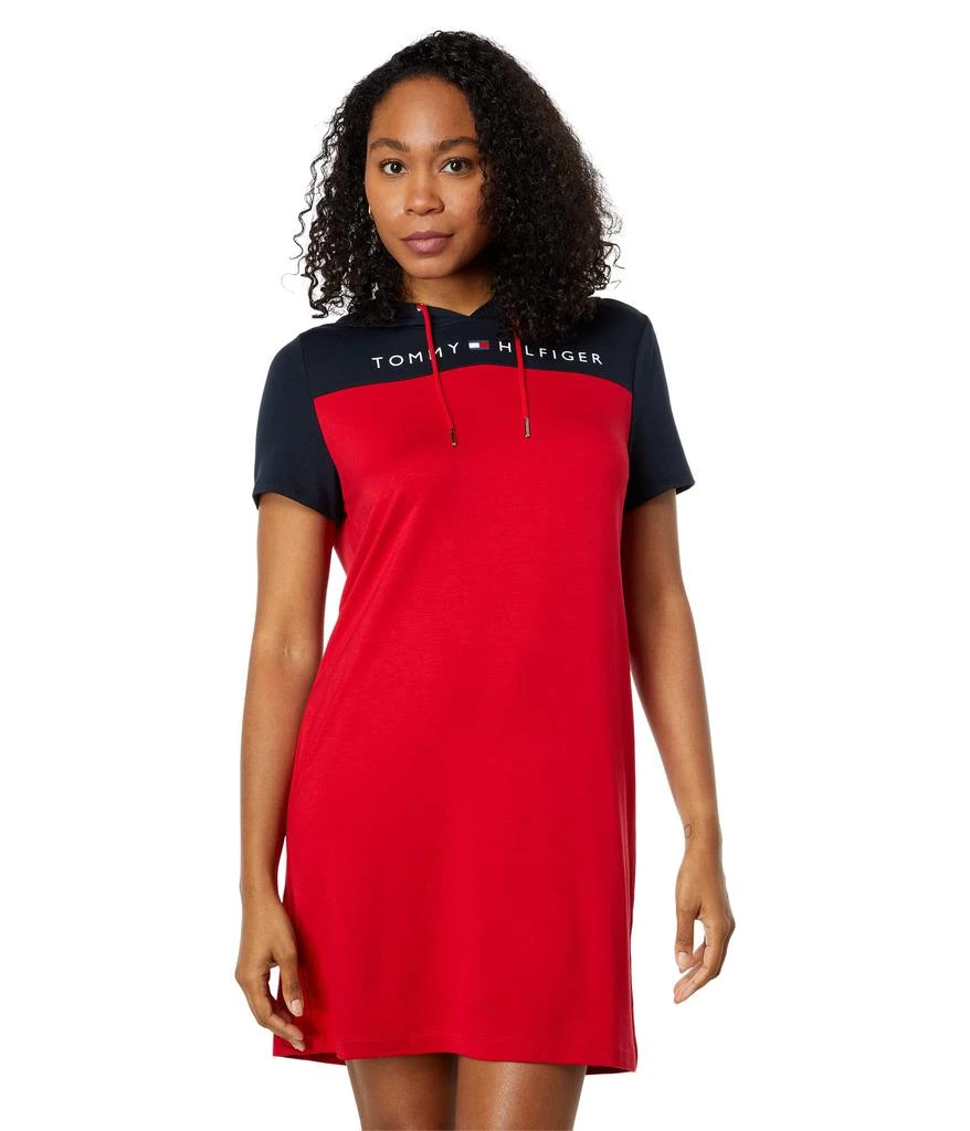 商品Tommy Hilfiger|Short Sleeve Hoodie Dress,价格¥246,第1张图片