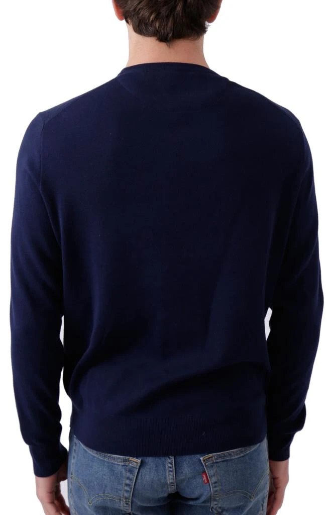 商品Ralph Lauren|Cotton Crewneck Sweater - Cruise Navy ,价格¥341,第3张图片详细描述