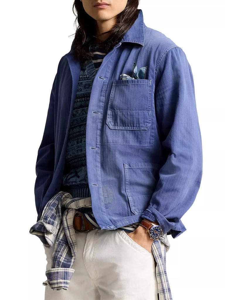 商品Ralph Lauren|Novel Denim Field Jacket,价格¥1117,第3张图片详细描述