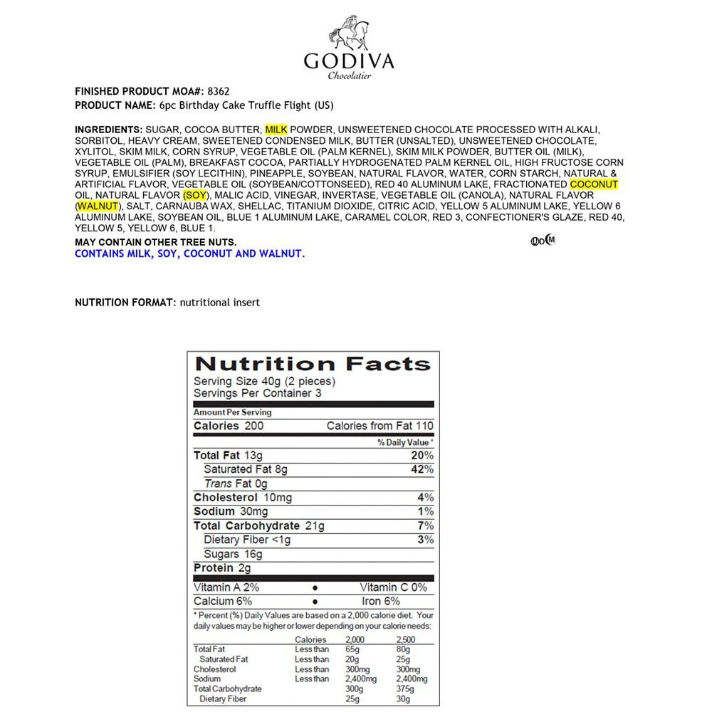 商品Godiva|Godiva 6颗巧克力礼盒,价格¥134,第2张图片详细描述
