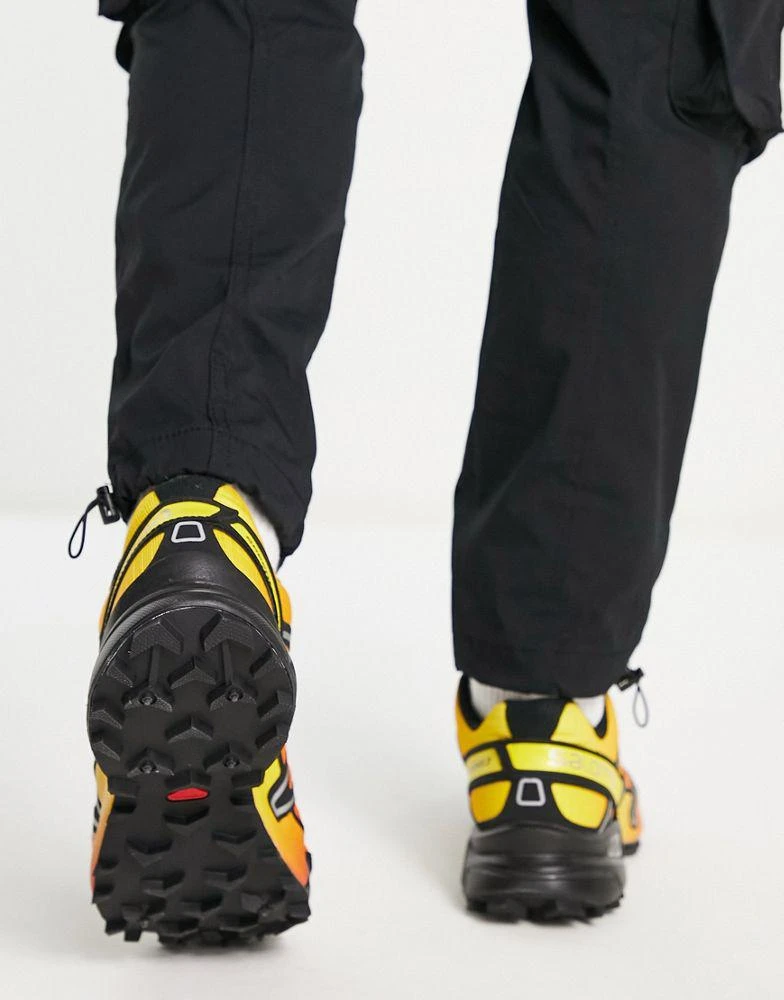 商品Salomon|Salomon Spreedcross 3 gradient trainers in chert and lemon,价格¥1060,第2张图片详细描述