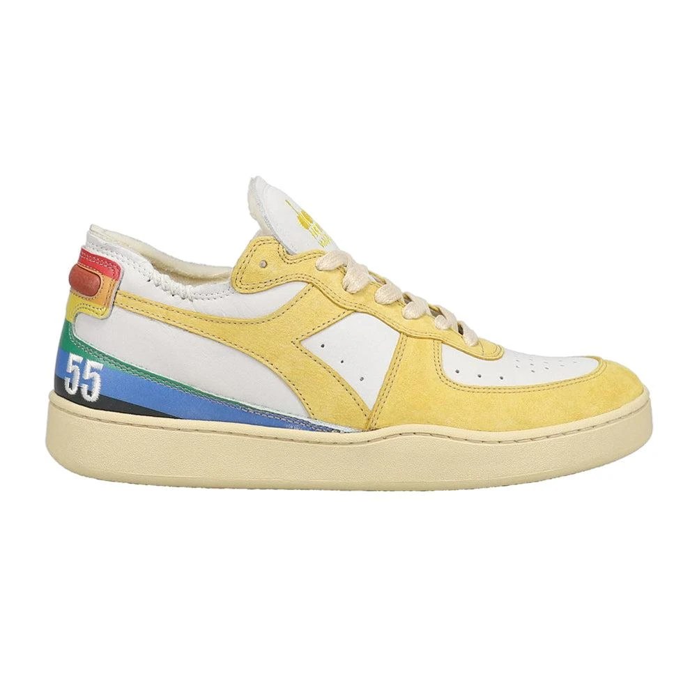 商品Diadora|Mi Basket Row Cut Denver 55 Lace Up Sneakers,价格¥465,第1张图片