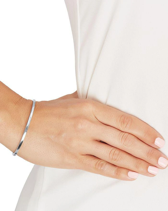 商品Alberto Amati|14K White Gold Polished Bangle Bracelet,价格¥6269,第2张图片详细描述