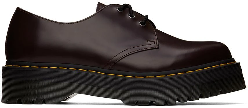 商品Dr. Martens|Burgundy 1461 Platform Derbys,价格¥669,第1张图片