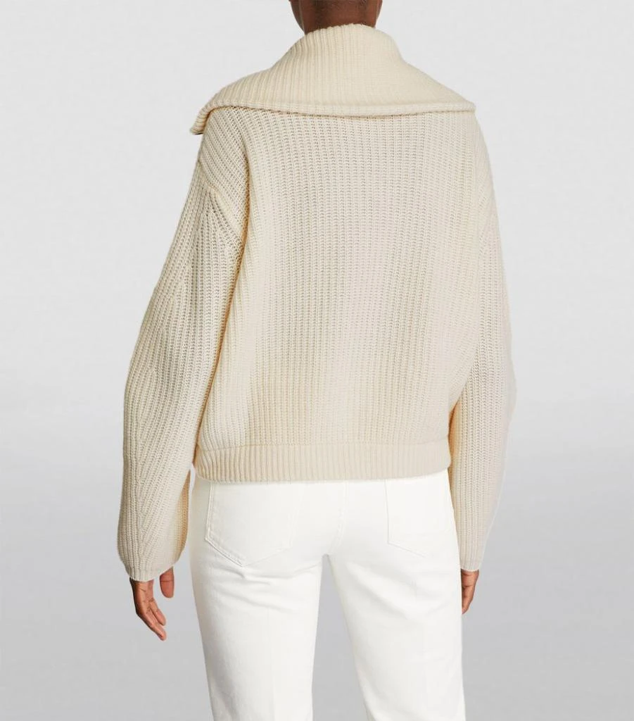 商品Lisa Yang|Cashmere Zip-Up Sweater,价格¥4690,第4张图片详细描述