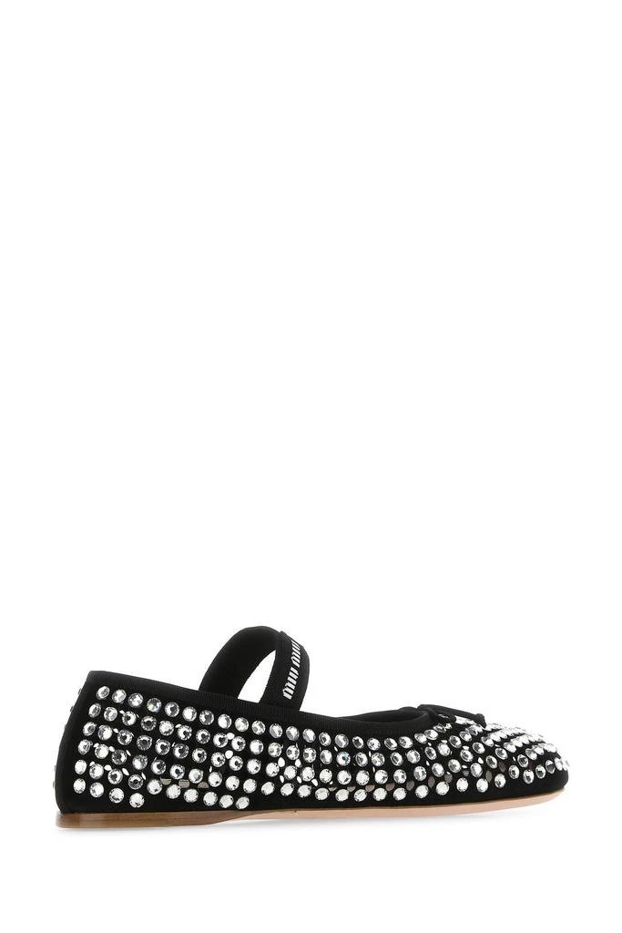 商品Miu Miu|Embellished mesh ballerinas,价格¥10362,第2张图片详细描述