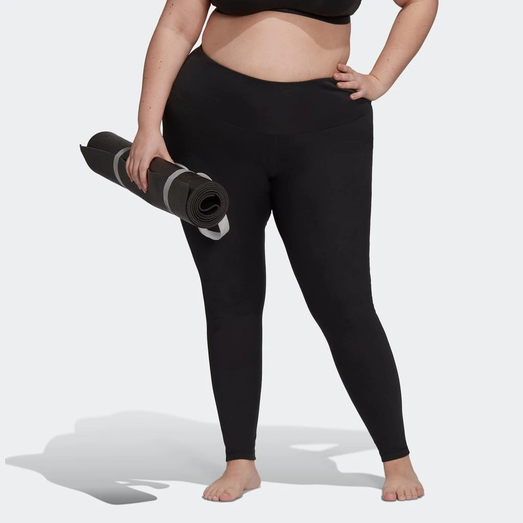 商品Adidas|Women's adidas  Yoga Essentials High-Waisted 7/8 Tights (Plus Size),价格¥355,第1张图片