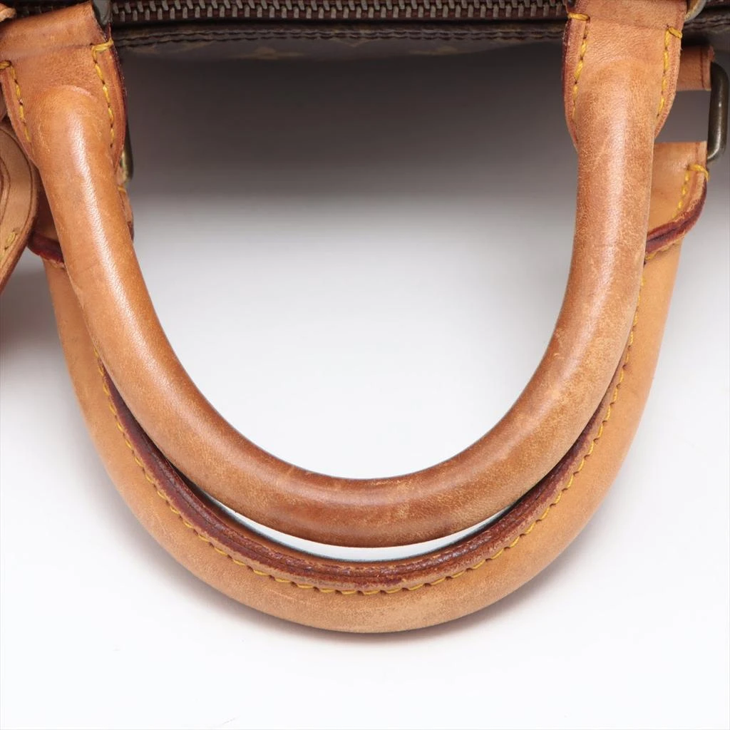 商品[二手商品] Louis Vuitton|Louis Vuitton Brown Monogram Canvas Leather Keepall 55 cm Duffle Bag Luggage,价格¥11870,第5张图片详细描述