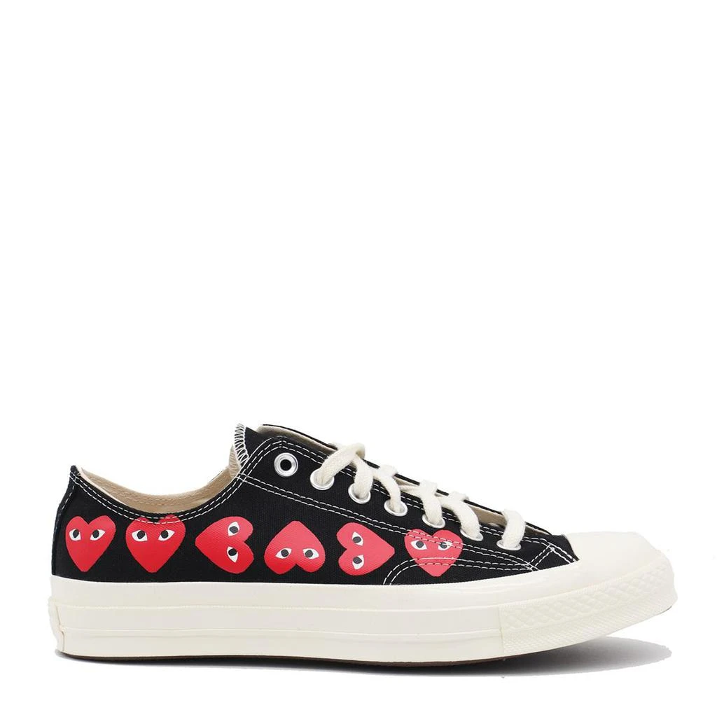 商品Comme des Garcons|COMME DES GARCONS PLAY CONVERSE Sneakers Black,价格¥1062,第1张图片