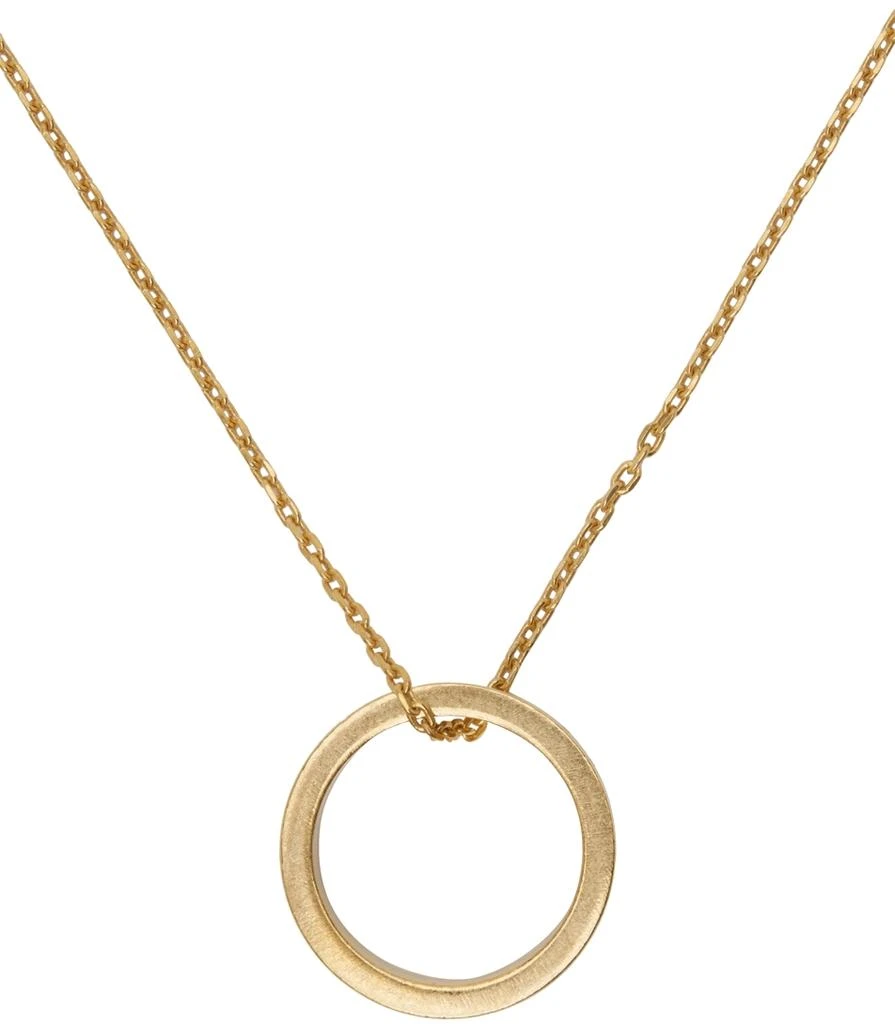 商品MAISON MARGIELA|Gold Numbers Ring Necklace,价格¥4038,第2张图片详细描述