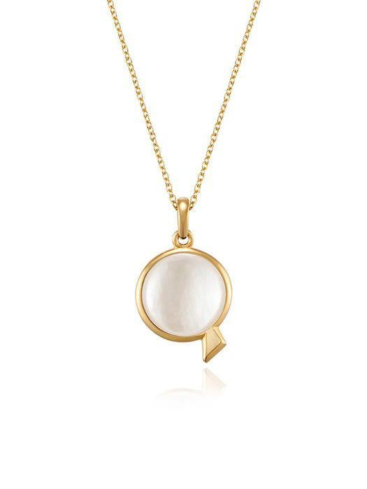 商品hyeres-lor|Penny d' Or M 14K Necklace Shell HL1N01011Y4500,价格¥5018,第5张图片详细描述