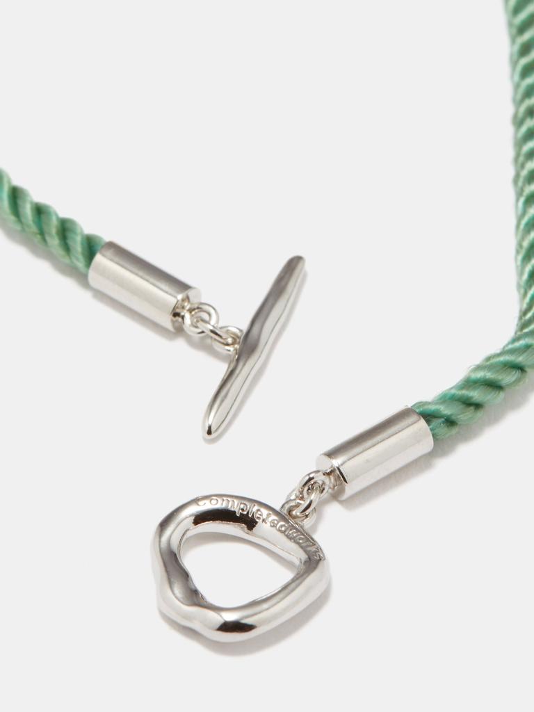 Resin-bead & recycled sterling-silver bracelet商品第5张图片规格展示