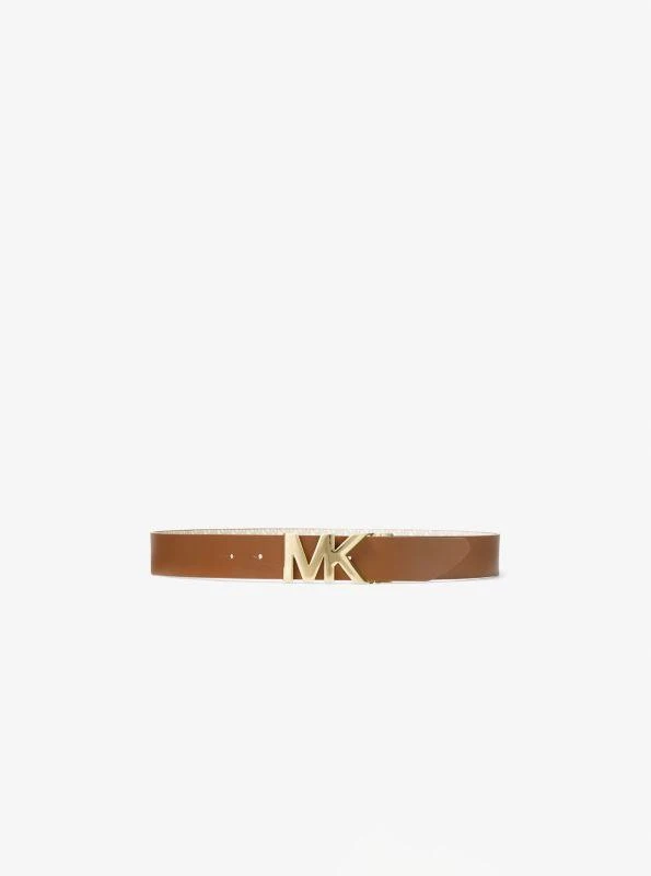 商品Michael Kors|Reversible Logo and Leather Waist Belt,价格¥310,第2张图片详细描述