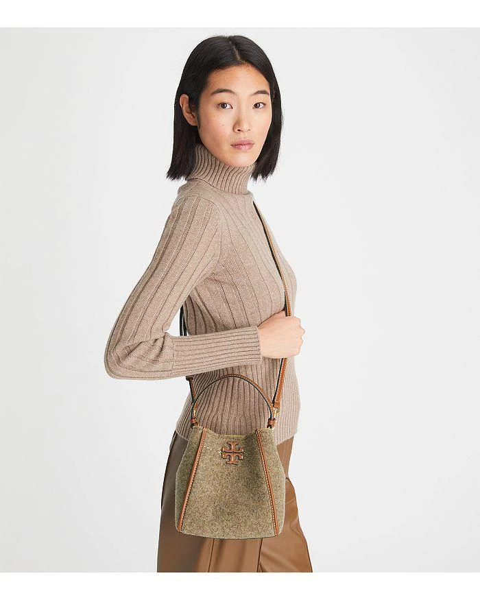 商品Tory Burch|McGraw Small Felt Bucket Bag,价格¥2978,第2张图片详细描述