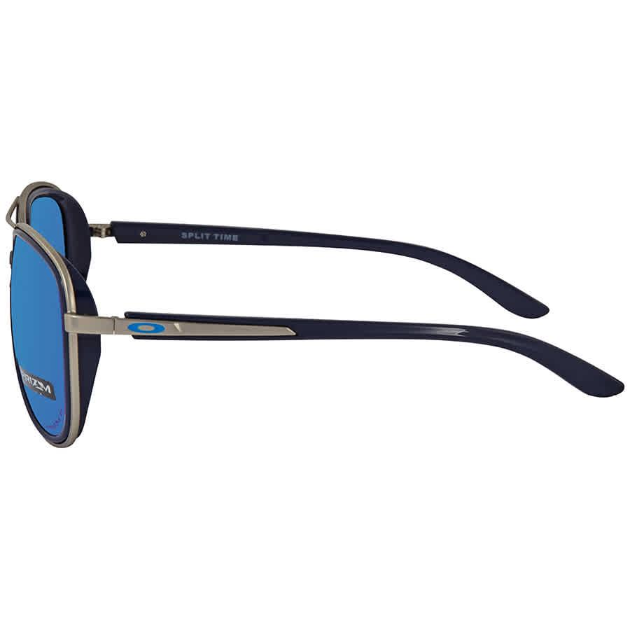 Split Time Polarized Prizm Sapphire Pilot Ladies Sunglasses OO4129 412907 58商品第3张图片规格展示