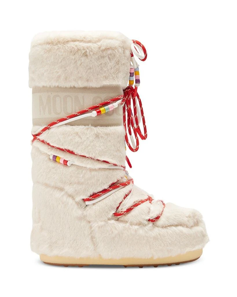 Women's Icon Quilted Faux Fur Bead Trim Boots 商品