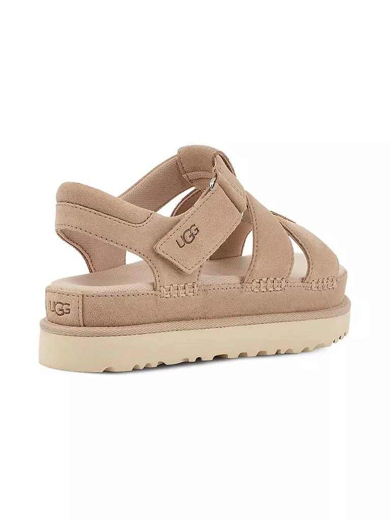 商品UGG|Goldenstar Suede Strappy Sandals,价格¥984,第3张图片详细描述