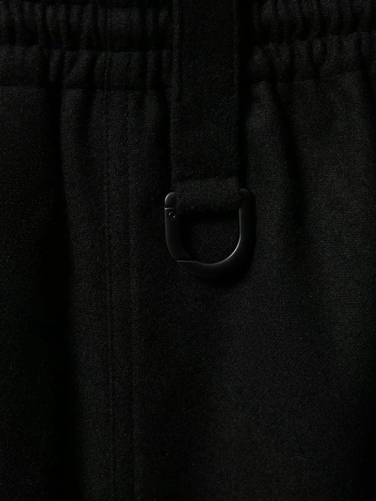 商品Y-3|Wool Blend Flannel Pants W/logo,价格¥2492,第3张图片详细描述