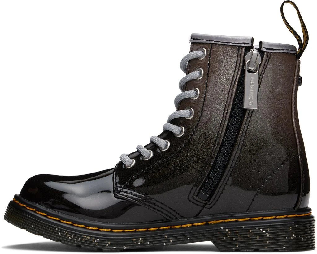 商品Dr. Martens|Big Kids Black & Silver 1460 Glitter Lace Up Boots,价格¥473,第3张图片详细描述