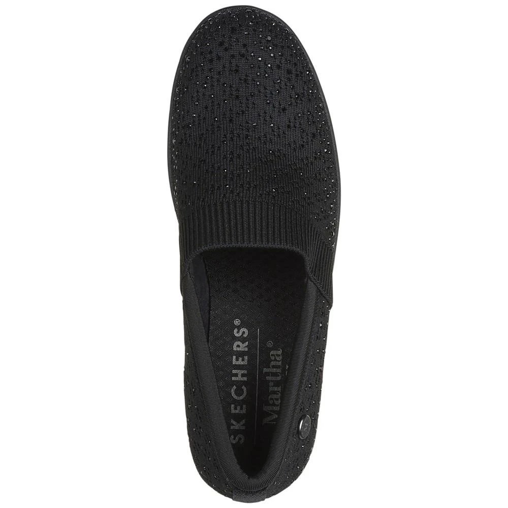 商品SKECHERS|Women's Martha Stewart Pier-Lite Reflection Slip-On Casual Sneakers from Finish Line,价格¥566,第4张图片详细描述