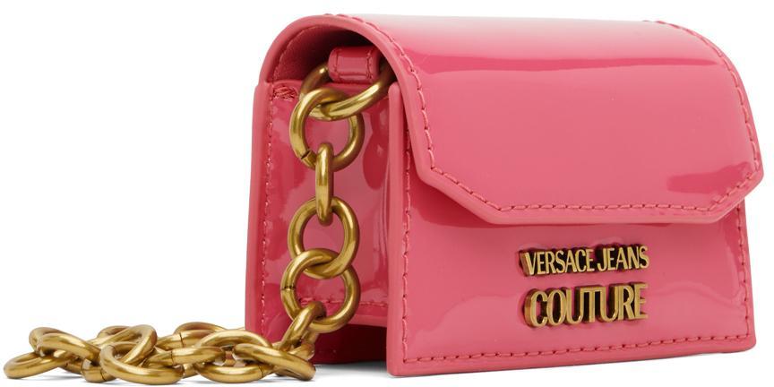 商品Versace|Pink Patent Small Charms Bag,价格¥1123,第4张图片详细描述