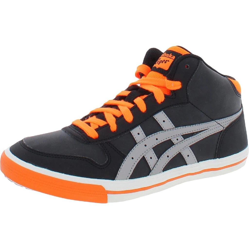 商品Onitsuka Tiger|Onitsuka Tiger Boys Aaron MT GS Faux Leather Casual and Fashion Sneakers,价格¥91,第1张图片详细描述