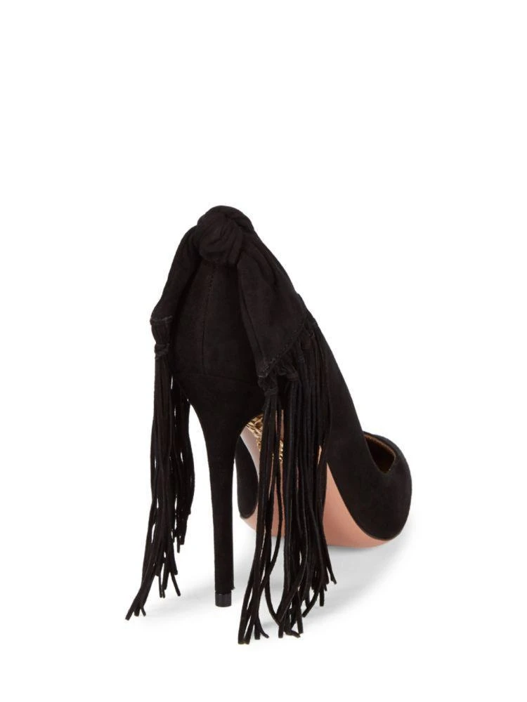 商品Aquazzura|Point Toe Suede Pumps,价格¥1577,第2张图片详细描述
