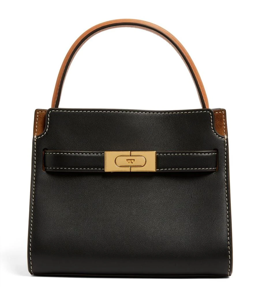 商品Tory Burch|Petite Leather Lee Radziwill Double Top-Handle Bag,价格¥6137,第1张图片