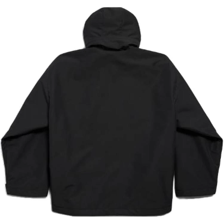 商品[国内直发] Balenciaga|巴黎世家 FW24 SKIWEAR系列 字母连帽拉链长袖夹克外套 男款 黑色,价格¥38410,第3张图片详细描述