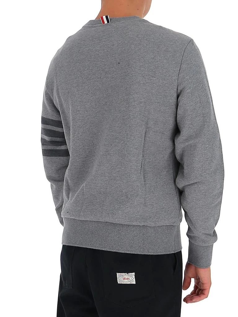 商品Thom Browne|Thom Browne 4-Bar Striped Crewneck Sweatshirt,价格¥2693,第4张图片详细描述