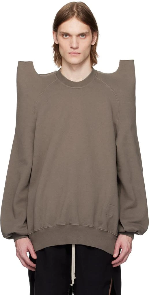 商品Rick Owens|Gray Hollywood Tecsweat Sweatshirt,价格¥7139,第1张图片