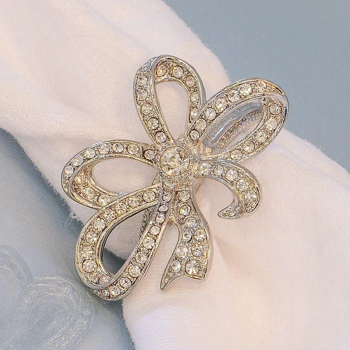 商品Olivia Riegel|Silver Ribbon Napkin Ring, Set of 4,价格¥1234,第2张图片详细描述