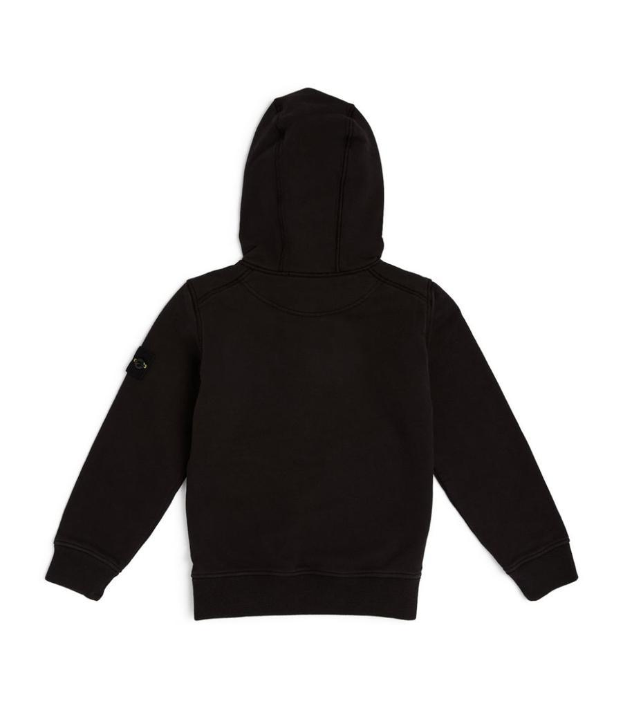 商品Stone Island Junior|Cotton Compass-Patch Hoodie (4-14 Years),价格¥1412-¥1545,第4张图片详细描述