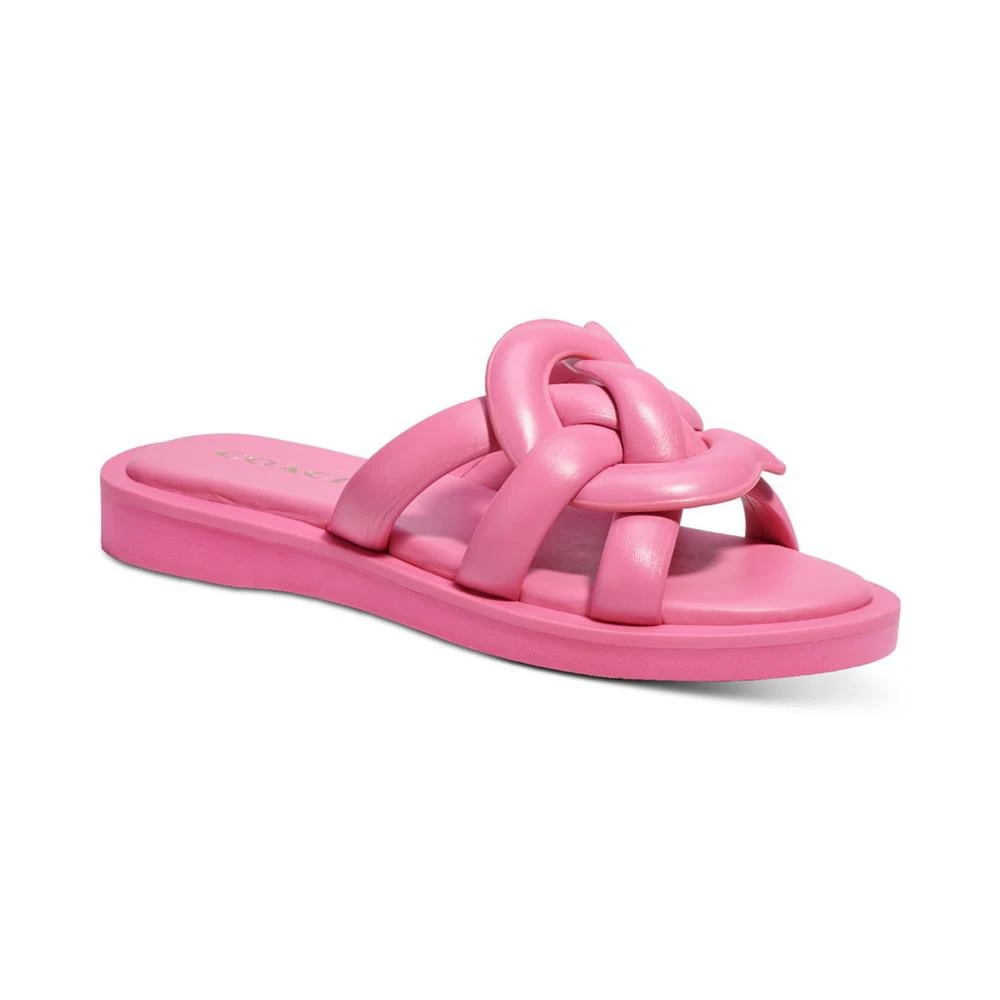 商品Coach|Women's Georgie Soft Signature Slide Sandals,价格¥437,第1张图片