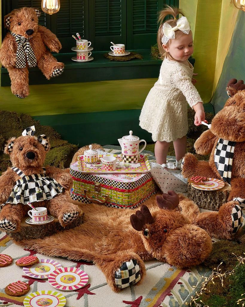 商品MacKenzie-Childs|Kenzie the Bear Stuffed Teddy Bear,价格¥699,第3张图片详细描述