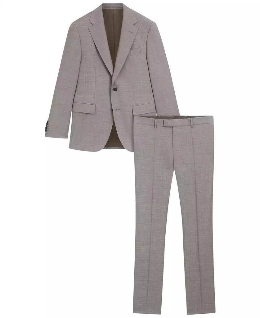 商品Hugo Boss|Men's Checked Virgin Wool Regular-Fit Suit,价格¥14146,第3张图片详细描述