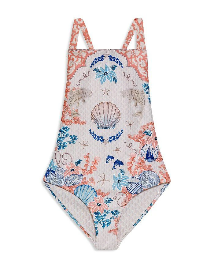 商品Agua Bendita|Girls' Amins Sereia Swimsuit - Little Kid, Big Kid,价格¥626,第1张图片详细描述