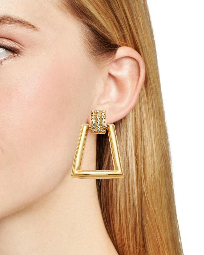 商品Kenneth Jay Lane|Open Triangle Earrings,价格¥977,第2张图片详细描述