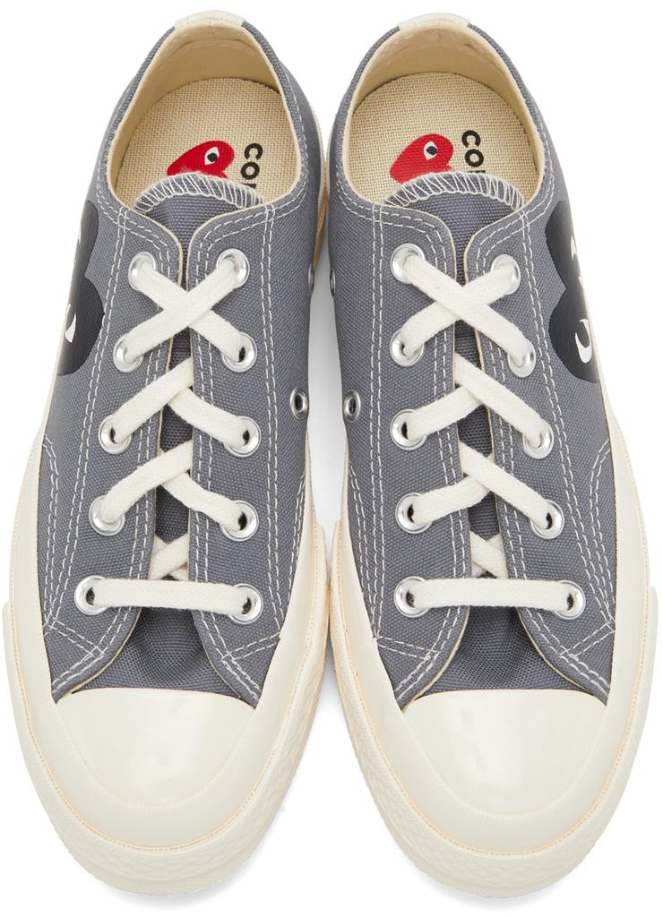 Grey Converse Edition Half Heart Chuck 70 Low Sneakers商品第5张图片规格展示